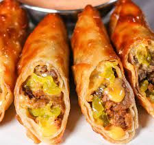 Air-Fryer-Cheeseburger-Egg-Rolls