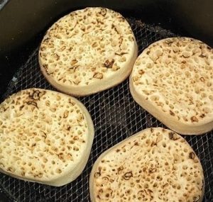 Air-fryer-crumpets