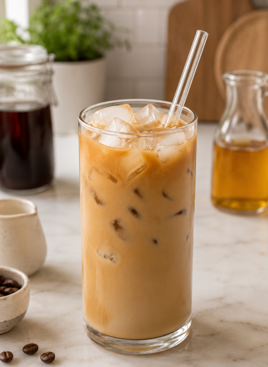 Homemade Vanilla Iced Coffee