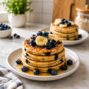 Blueberry Protein Pancakes - CP