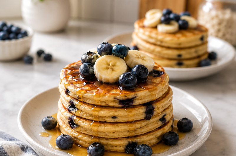 Blueberry Protein Pancakes - CP