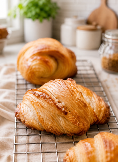 Sourdough Croissants