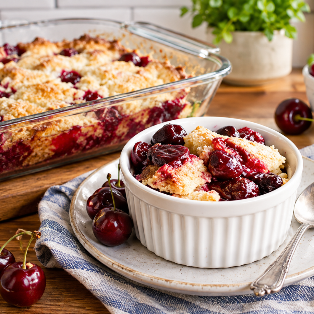 Gluten-Free Cherry Cobbler