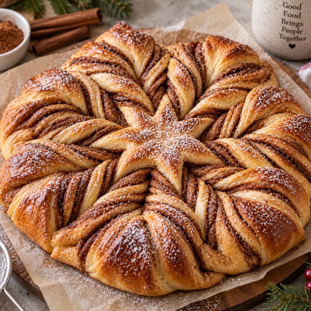 Homemade Cinnamon Star Bread